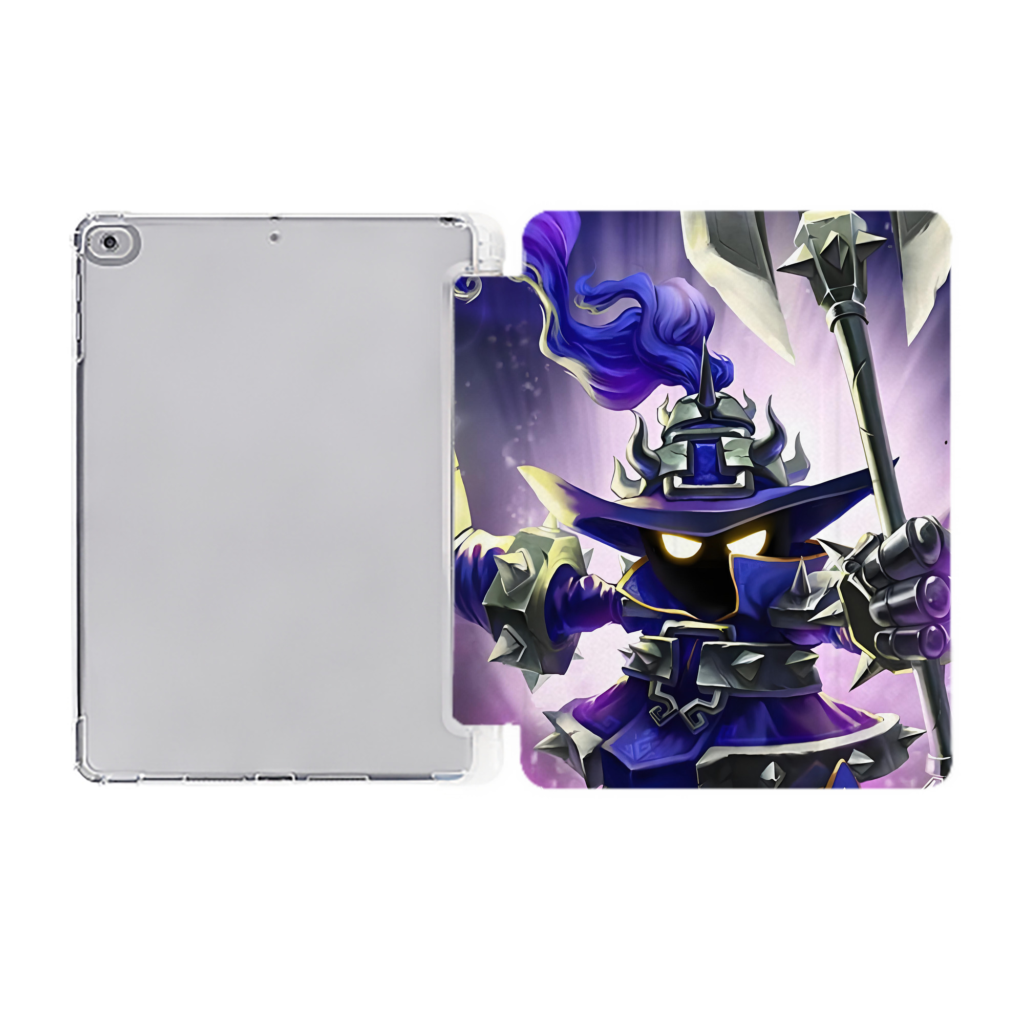 （画像用） リーグ・オブ・レジェンド League of Legends LOL IPad ケース ペン収納付き 三つ折りスタンド PUレザー×シリコン 対応機種9.5/10.5/10.9インチ